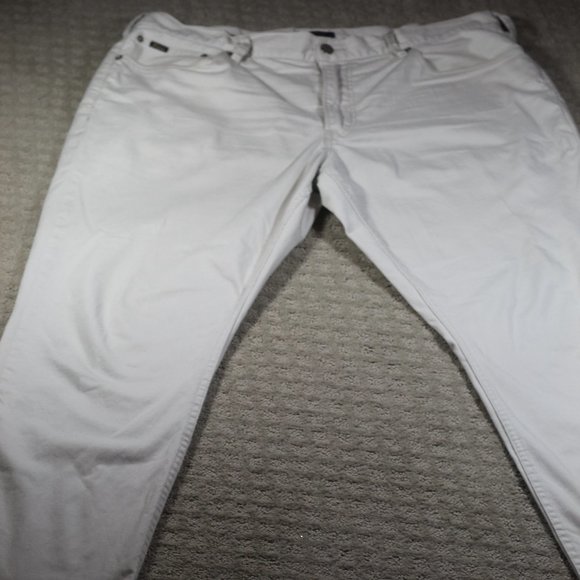 Polo by Ralph Lauren Off-White 5-Pocket Strait Leg Pants 38x32* - Picture 1 of 9